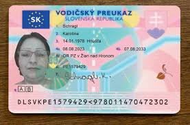 Kúpte si originálny vodičský preukaz na Slovensku
